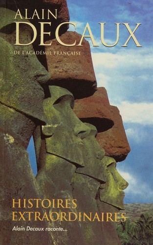 Cover for Histoires extraordinaires