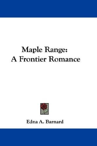 Cover for Maple Range