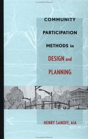 Cover for Community Participation Methods in Design and Planning