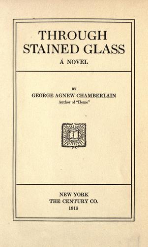 Cover for Through stained glass
