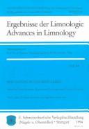 Cover for Speciation in Ancient Lakes (Advances in Limnology)