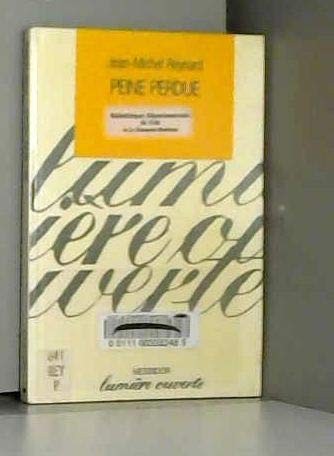 Cover for Peine perdue