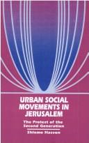Cover for Urban social movements in Jerusalem