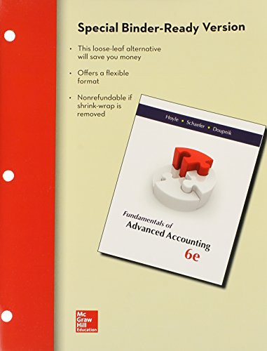 Cover for Loose-Leaf Fundamentals of Advanced Accounting