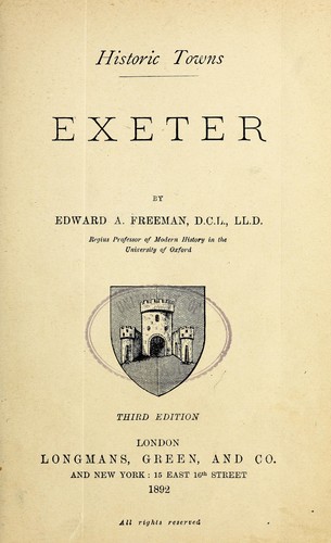 Cover for Exeter