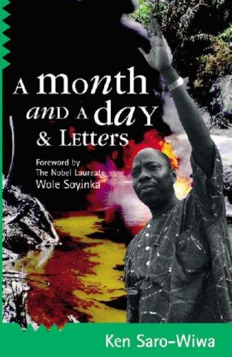 Cover for A Month and a Day & Letters