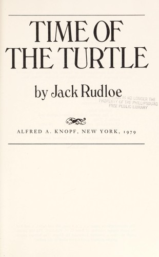 Cover for Time of the turtle