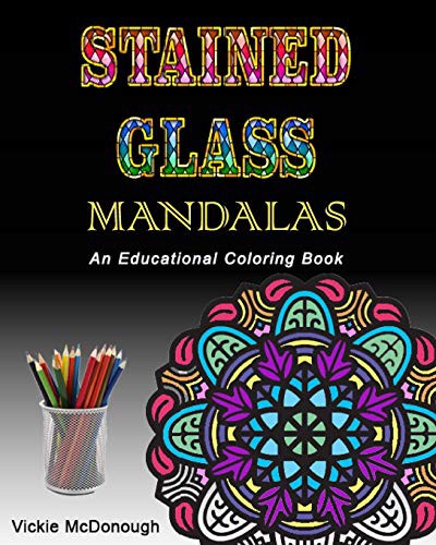 Cover for Stained Glass Mandalas