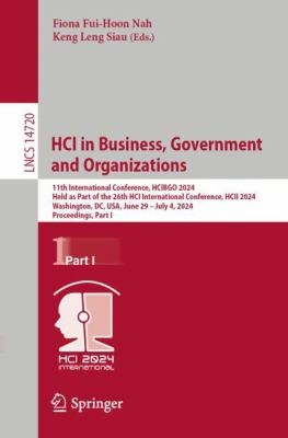 Cover for HCI in Business, Government and Organizations