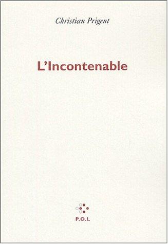 Cover for L' incontenable