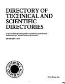 Cover for Directory of technical and scientific directories