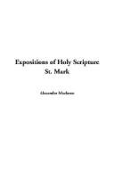 Cover for Expositions of Holy Scripture, St. Mark