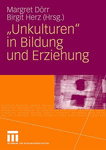Cover for "Unkulturen" in Bildung und Erziehung