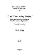 Cover for The warm valley people