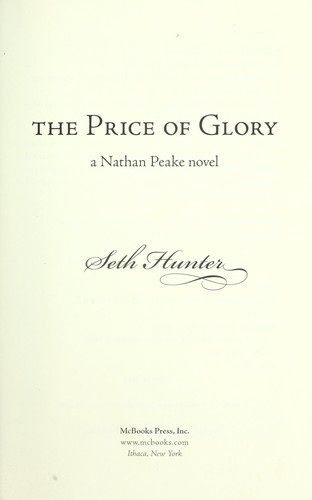 Cover for The price of glory