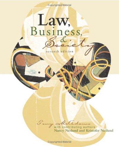 Cover for Law, Business, and Society