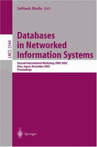 Cover for Databases in Networked Information Systems