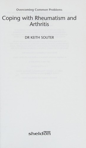 Cover for Coping with rheumatism and arthritis