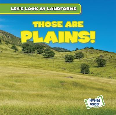 Cover for Those Are Plains!