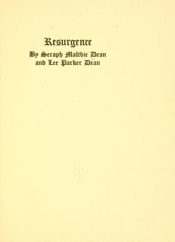 Cover for Resurgence