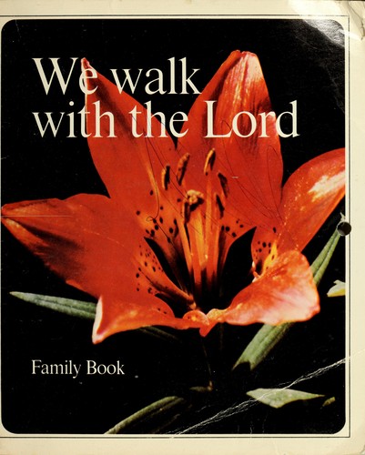Cover for We walk with the Lord