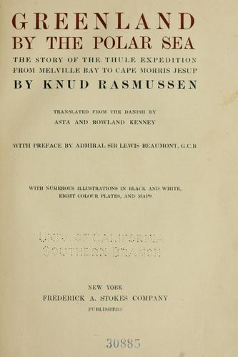 Cover for Greenland by the Polar Sea