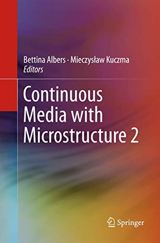 Cover for Continuous Media with Microstructure 2