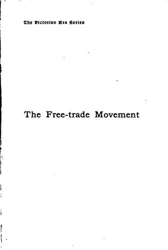 Cover for The Free-trade Movement and Its Results