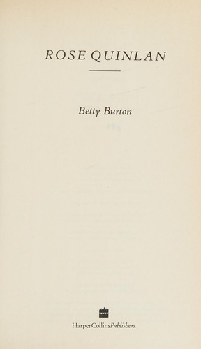 Cover for Rose Quinlan