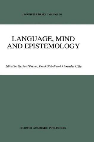 Cover for Language, mind, and epistemology