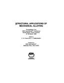 Cover for Structural Applications of Mechanical Alloying