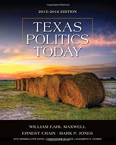 Cover for Texas Politics Today 2015-2016
