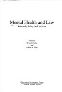 Cover for Mental health and law