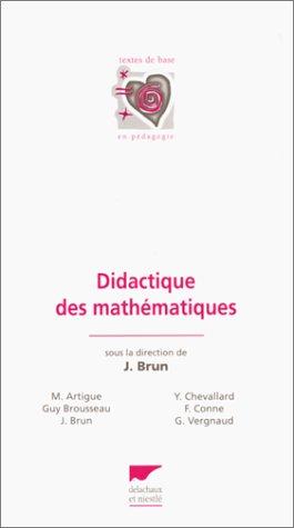 Cover for Didactique des mathématiques
