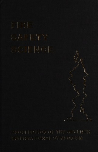 Cover for Fire safety science