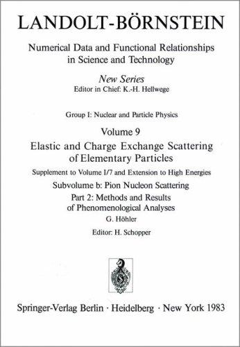 Cover for Methods and Results of Phenomenological Analyses / Methoden und Ergebnisse phänomenologischer Analysen (Numerical Data & Functional Relationships in Science & Technology)