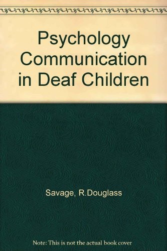 Cover for Psychology and communication in deaf children