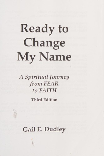 Cover for Ready to Change My Name