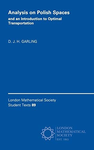 Cover for Analysis on Polish Spaces and an Introduction to Optimal Transportation