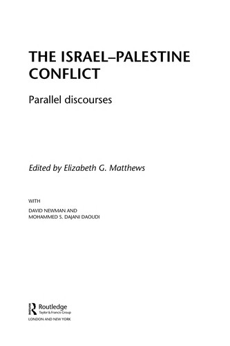 Cover for The Israel-Palestine conflict