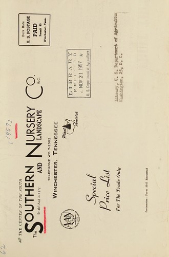 Cover for Special price list
