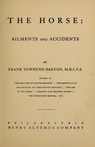 Cover for The horse