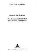 Cover for Puccini the thinker