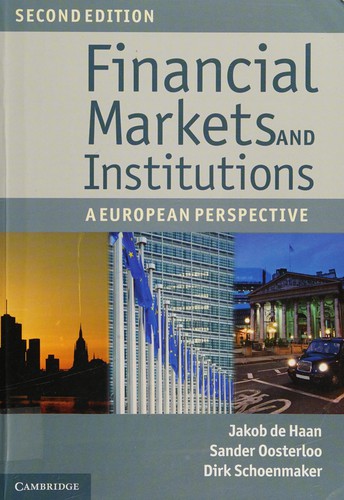 Cover for Financial markets and institutions