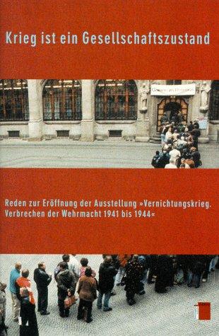 Cover for Krieg ist ein Gesellschaftszustand