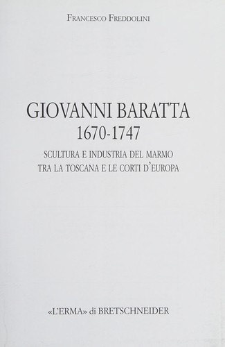 Cover for Giovanni Baratta, 1670-1747