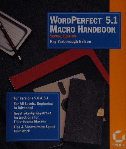 Cover for WordPerfect 5.1 macro handbook