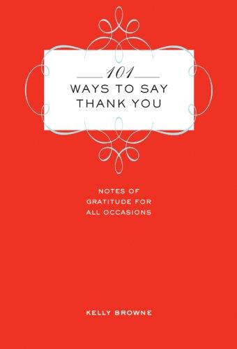 Cover for 101 Ways to Say Thank You