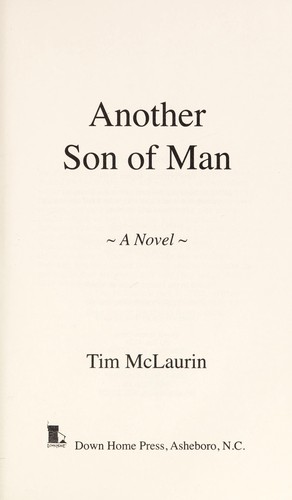Cover for Another son of man