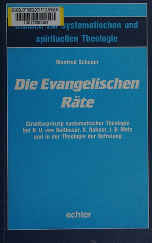 Cover for Die evangelischen Räte